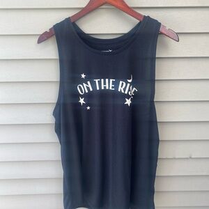 Old Navy Black Sleeveless Muscle Tee